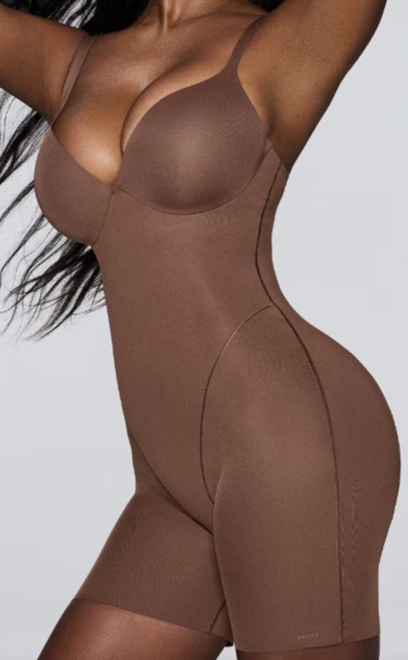 SKIMS Brown Sculpting Bodysuit Jumpsuit